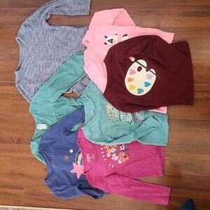 Lot of 7 Long Sleeve Tees